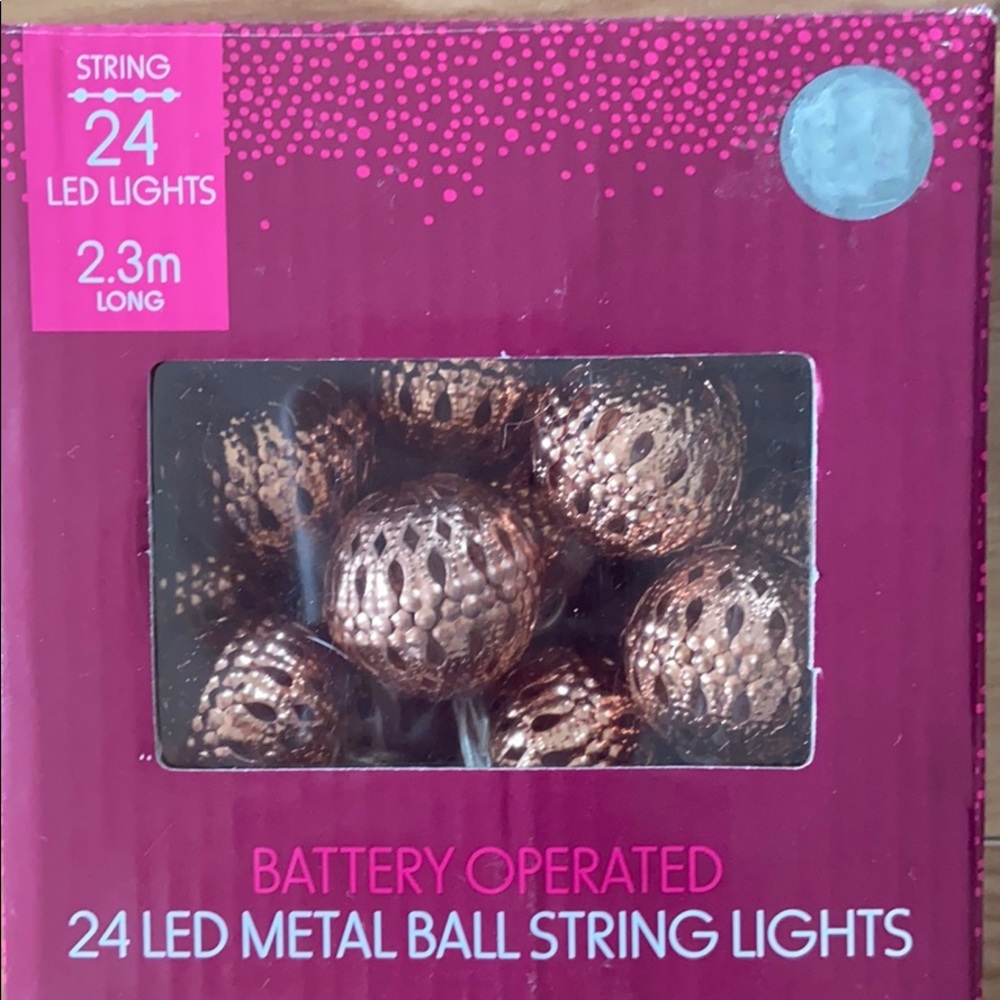 Anko LED Metal Balls string lights - Picture 11 of 15